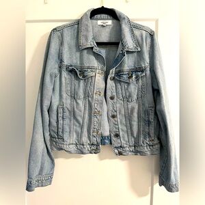 CJLA Fletcher jacket in light wash, size XL EUC